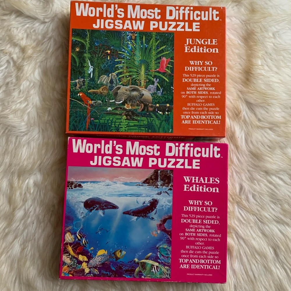 Vintage World’s Most Difficult Jigsaw Puzzle Set